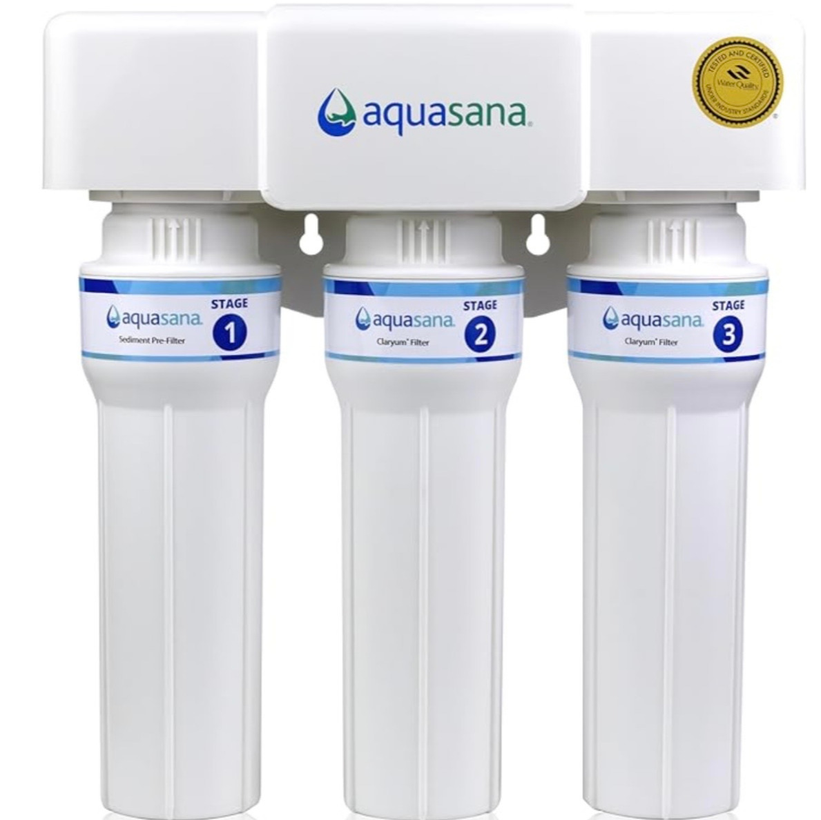 Aquasana under-sink water filter system for clean toxin-free drinking water